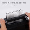 Detachable Meat Tenderizer Tool with 48 Needles Meat Hammer for