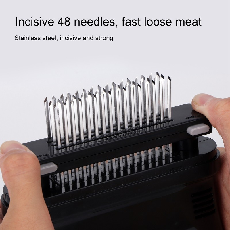 Detachable Meat Tenderizer Tool with 48 Needles Meat Hammer for