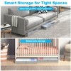 4 Inch Low Profile Under Bed Storage Drawer 4 Pack,