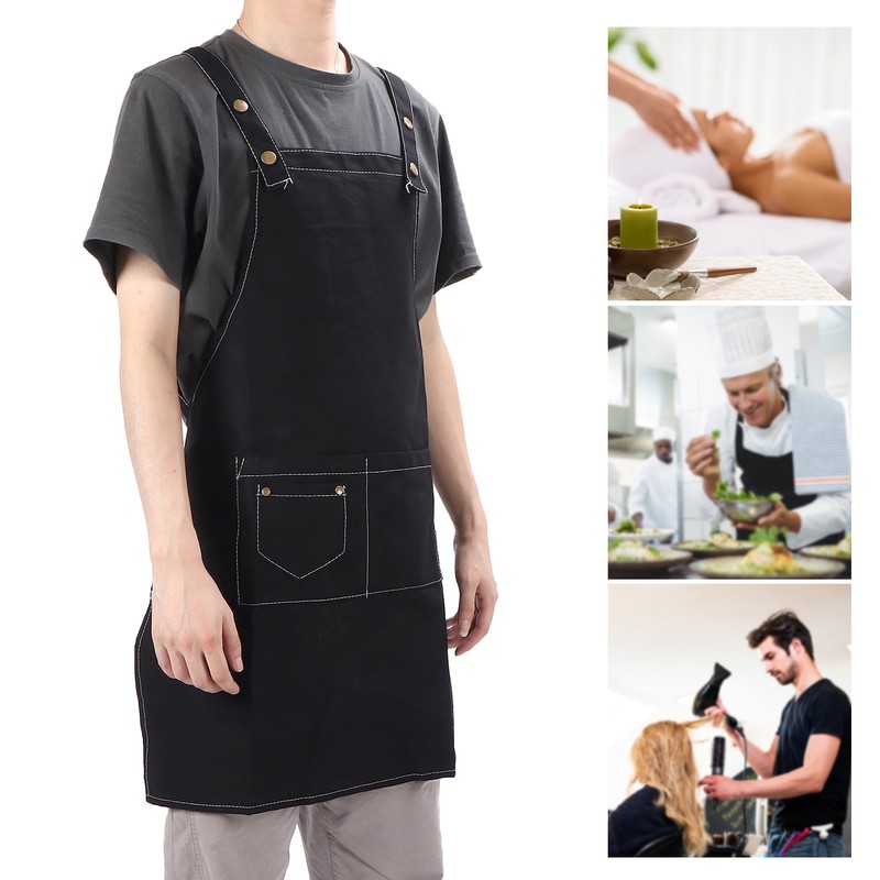 Nail Polish Apron Adjustable Nail Salon Kitchen Bib Aprons Cosmetic
