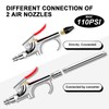 9 Pcs 2-Way Connection Air Nozzle Blow Gun Sets, Air
