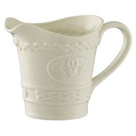 Belleek Claddagh Cream Jug, White