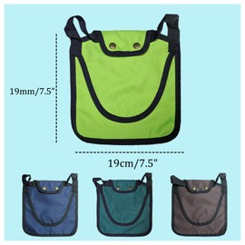 4 Pieces Premium Chicken Saddles with Adjustable Strap, Hen Saddle Sweater Clothes, Birds Protector for Back and Sides, Poultry Accessories for Hens, Suitable for 5-7.6lbs Blue Brown Yello Green