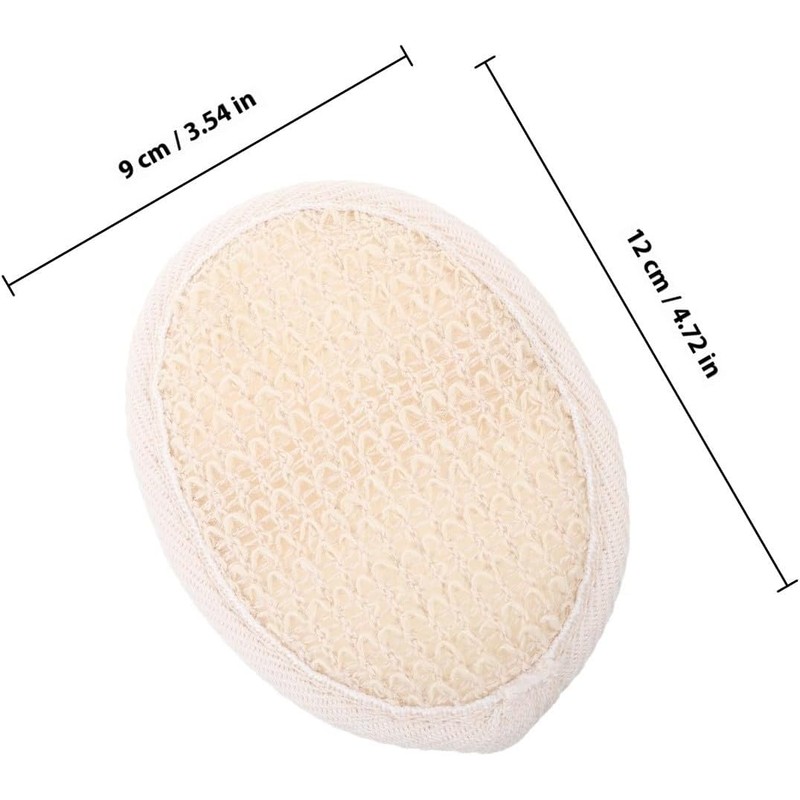 Guante Exfoliante Desechable de Lufa Beige HOODANCOS (10 Pzas)