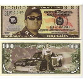 Dale Earnhardt Jr. $Million Dollar$ Novelty Bill Collectible