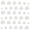 Outanaya 120 Pack Assorted Size Plastic Hole Plugs Furniture Chair