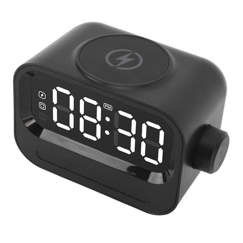 3 in 1 Digital Alarm Clock LED Display 15W 2