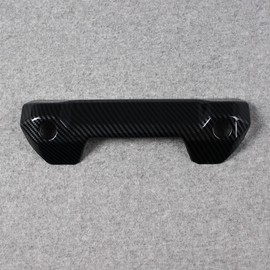 Beautost Fit for Toyota Tundra 2022 2023 2024 2025 2026 Rear Tailgate Door Bowl Handle Cover Trim (Carbon Fiber Black)