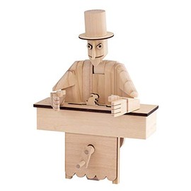 Timberkits The Magician Automata Mechanical Wooden Puzzle-Model Construction Kit, Wood