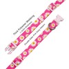 Olahibi Dog Collar and Leash Set, Pink Daisy Pattern, Polyester