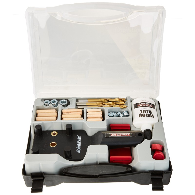 Milescraft 1309 DowelJigKit - Complete Doweling Kit with Dowel Pins