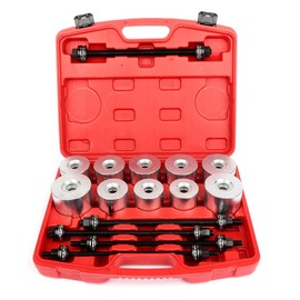 Aintier 27-Pcs Universal Press and Pull Sleeve Kit Automotive Bush Bearing Removal Insertion Tool Set Fit for Most Cars and LCV HGV Engines
