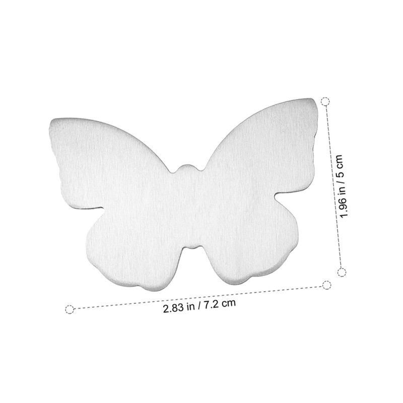 CAXUSD 6pcs Magnetic Tablecloth Fixator Creative Butterfly-Shaped Stainless Steel Weights