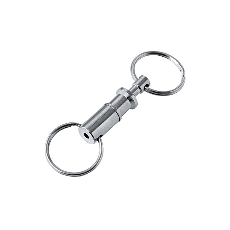 Set of 2 PR-BUNKEY Detachable Key Chain Key Ring Separate
