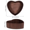 Abaodam Heart-Shaped Newborn Props - Wooden Bowl & Basket Photography
