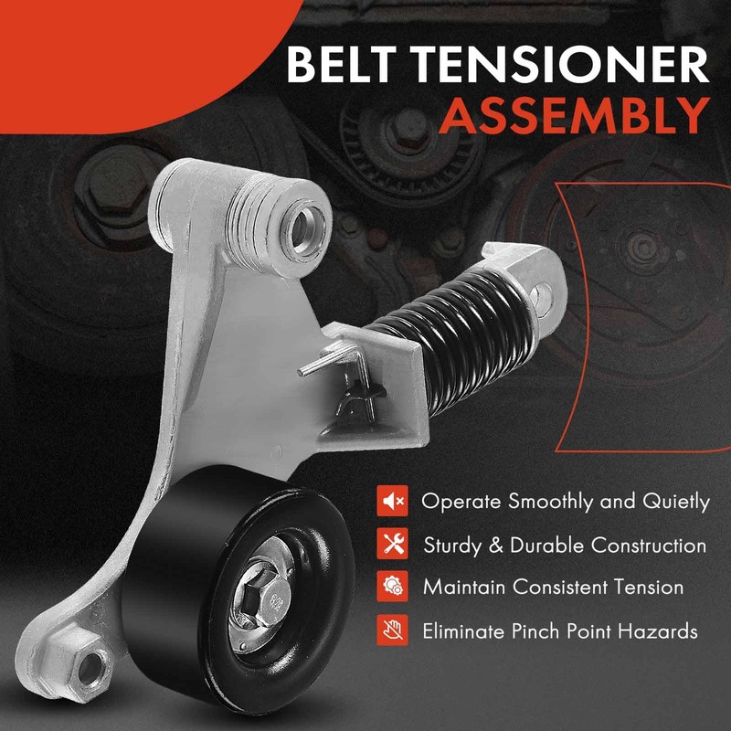 A-Premium Automatic Belt Tensioner and Pulley Assembly Compatible with Toyota