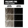 IGK Permanent Hair Dye Color Kit | 1NA Volcanic -