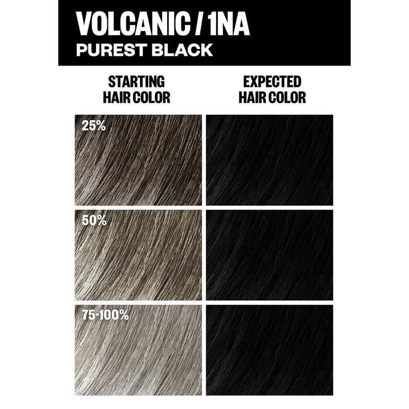 IGK Permanent Hair Dye Color Kit | 1NA Volcanic -