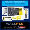 WallPeg Pegboard Panels Garage Organization - Wall Storage Kit (PB-1-B)