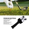 Golf Club Head Cover Plush Easy Cleaning Cute Panda Golf