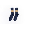 Tutucolor 4 Pairs Men Striped colouful Crew Socks - Retro