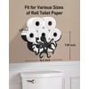 Wigag Octopus Toilet Paper Holder for Extra 8 Rolls, Funny