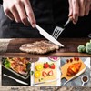 Parlynies Stainless Steel Steak Knives Set of 12, Steak Knives