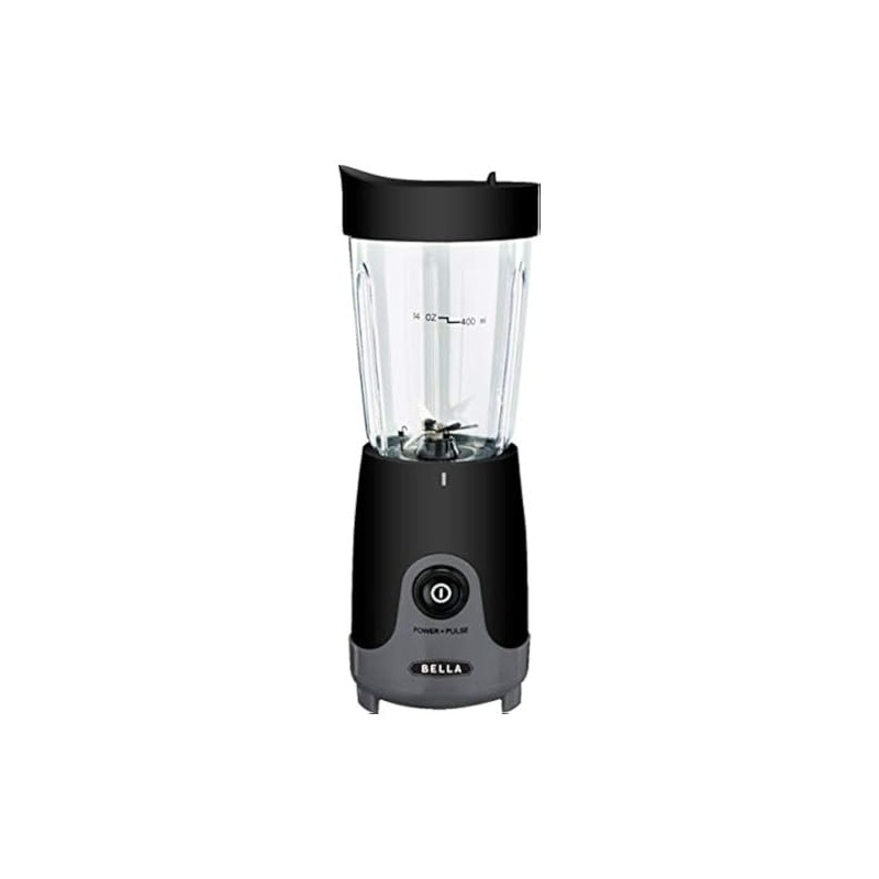 Bella - 14-Oz. Personal Blender - Black/Gray