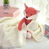 Stuffed Animal Toy and Blanket Set, Fox Plush Toy and