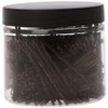 BaBylissPRO Textured Bobby Pins, Half Pound Container, Brown