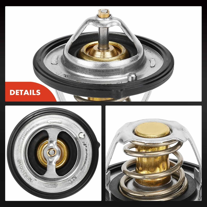A-Premium Engine Coolant Thermostat with Seal Compatible with Nissan Altima