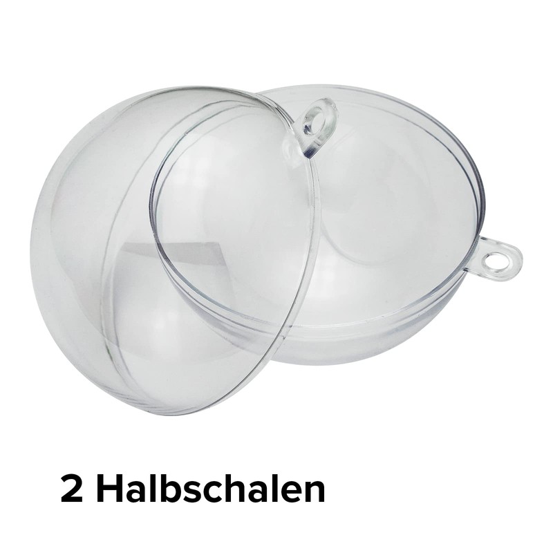 Plastic Ball A502166 Transparent 120 mm Pack of 5 Plastic