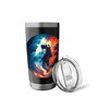 Astronaut Cosmic Journey Vibrant Space Exploration Stainless Steel Insulated Tumbler