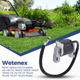 591459 Ignition Coil for Briggs and Stratton 492341 495859 491312 495859 799650 795315 591420 590454 595304 Armature-Magneto for 12.5HP 17.5HP 18.5HP Craftman To-ro Engine Lawm Mower Tractor