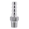 BORDSTRACT Hose Nozzle Fittings SS304 Stainless Steel Male Thread Pipe