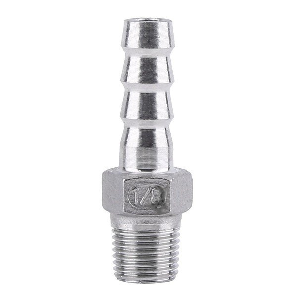 BORDSTRACT Hose Nozzle Fittings SS304 Stainless Steel Male Thread Pipe