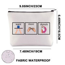 Special Education Teacher Cosmetic Bag Teacher Gift for Speech Therapist Gift Donut Lover RBT Gifts, Donuts Uk