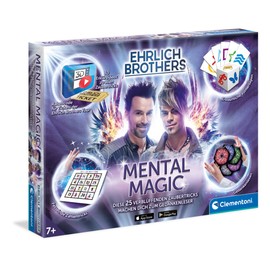Clementoni 59182 Ehrlich Brothers Mental Magic Box for Children Aged 7 Years and Above, Magic Instructions for Amazing Magic Tricks, Includes 3D explanatory videos [cannot guarantee English language].