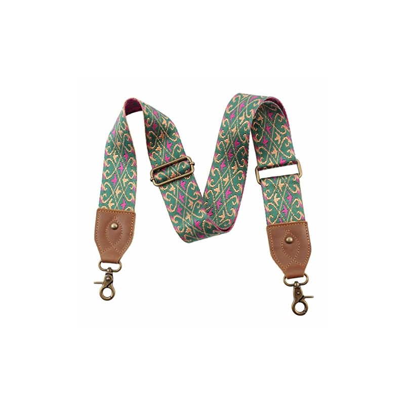 Nefelibata Purse Strap, 2" Cowhide Head Wide Shoulder Strap Adjustable