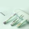 LED Lighted Earpick Set Ear Wax Removal Noseclip Forceps Bright