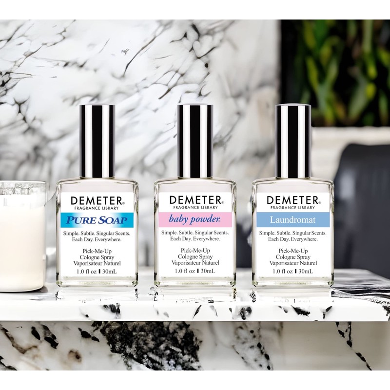 DEMETER Fresh And Clean Collection, Set of 3 Unique Perfumes