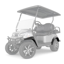 Wutist Golf Cart 4 Set Fender Flare Kit Compatible with 2019-Up Club Car Onward Front and Rear Textured Plastic