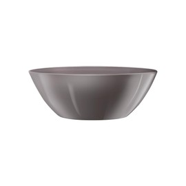 elho Brussels Diamond Oval 36 - Flower Pot for Indoor - 100% Recycled Plastic - Ø 35.5 x H 13.0 cm - Grey/Oyster Pearl