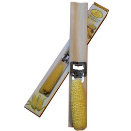 Lee's Original Wooden Corn Cutter and Creamer = Best Corn Tool For Removing Corn From The Cob