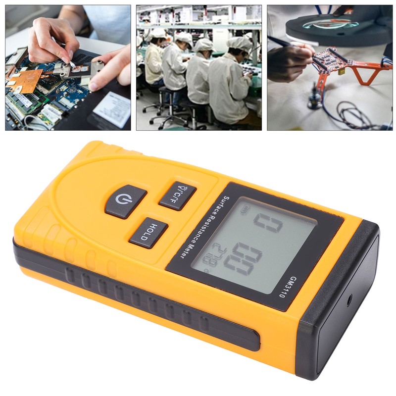 GM3110 Surface Resistance Meter High Accuracy Digital Display AntiStatic HighDefinition