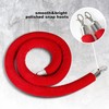 4 Pack Stanchions Post with Velvet Rope, Crowd Control Stanchions,
