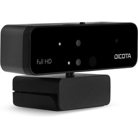 Dicota Webcam Pro Face Detection BK D31892