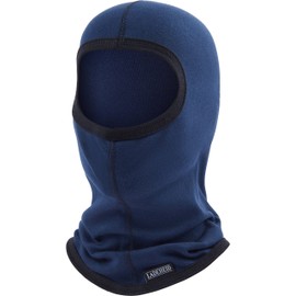 Ladeheid Ski Mask Motorcycle Balaclava Silverplus Thermoactive LA-127 - dark blue, size: m/l