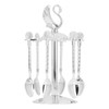 Swan Coffee Spoons Set Mirror Polished Strong Construction Swan Base