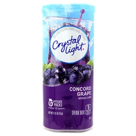 Crystal Light Concord Grape, 12-Quart 2.01-Ounce Canister (Pack Of 12)